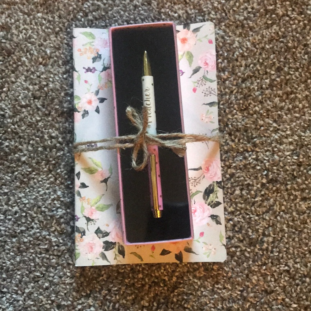 Teachers Notebook and pen